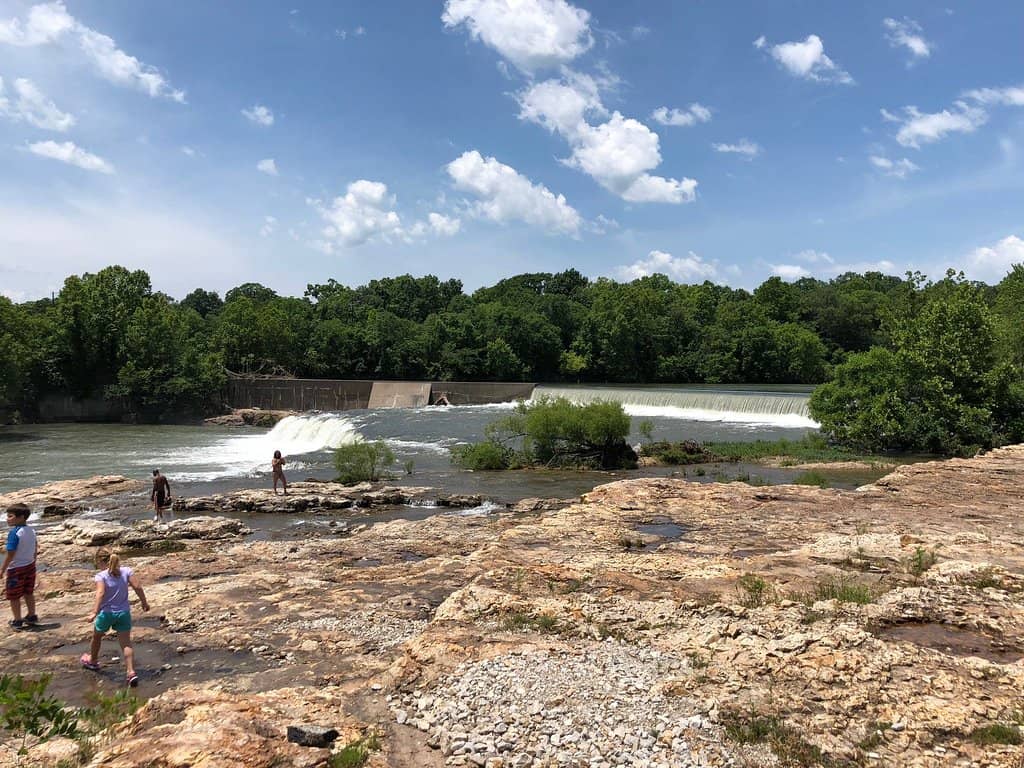 Fishing Below the Falls