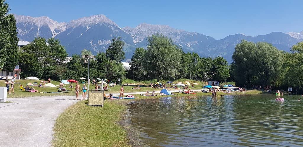 Refreshing Lake Swim