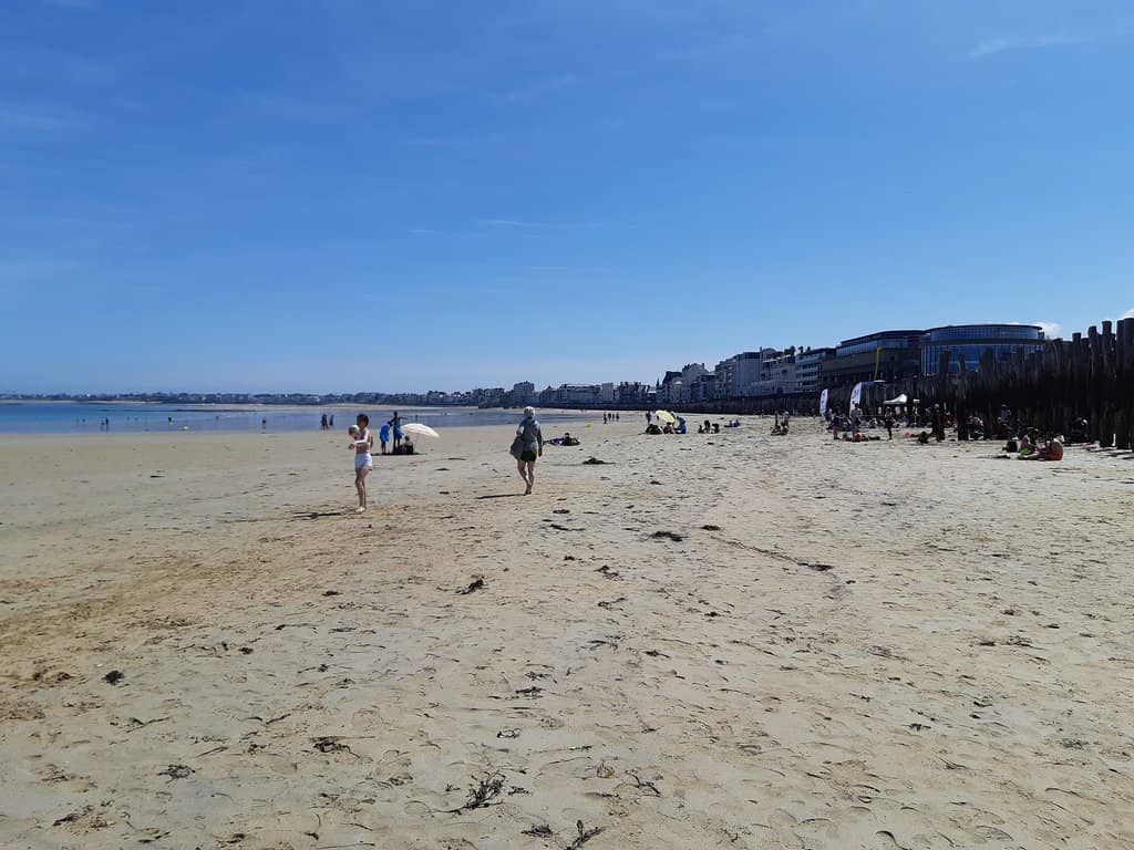 Expansive Beach at Low Tide