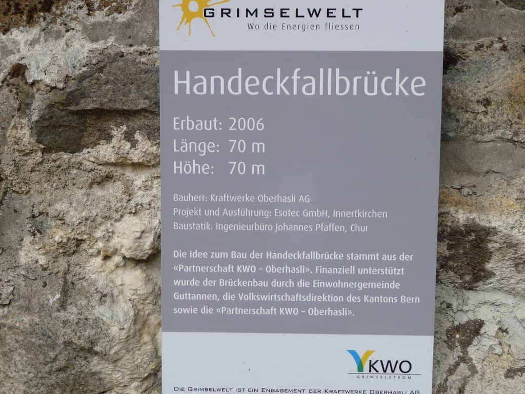 Handeckfall Bridge