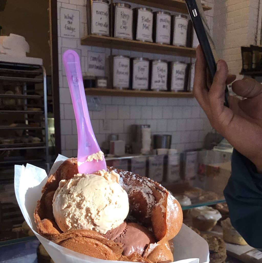 Freshly Baked Waffle Cones