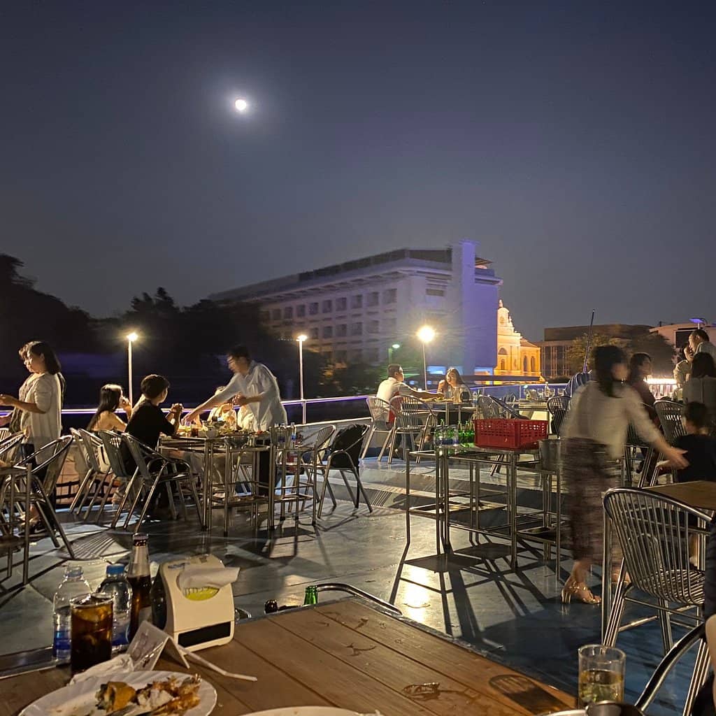 Waterfront Cafe Ambiance