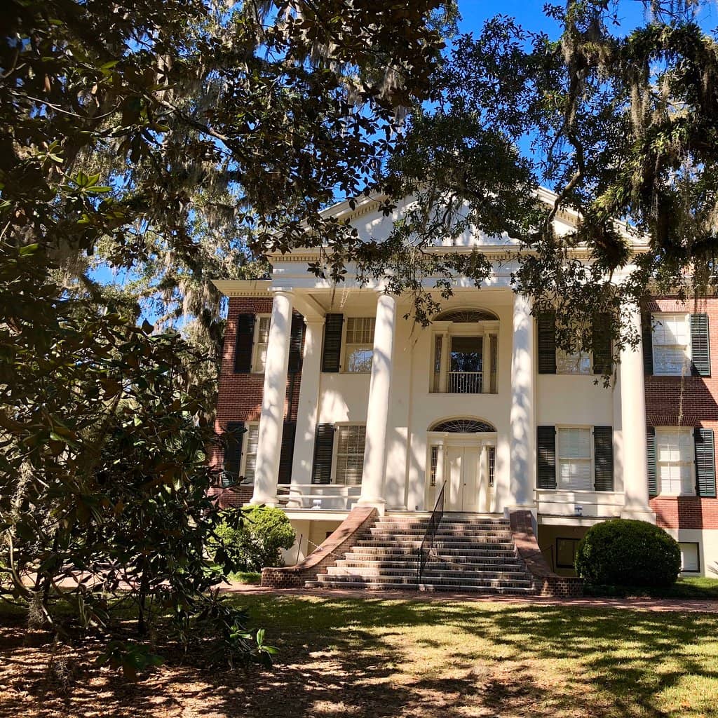 Peaceful Museum Grounds