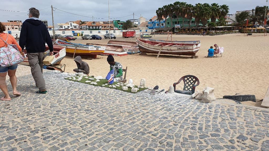 Vibrant Beachfront Scene