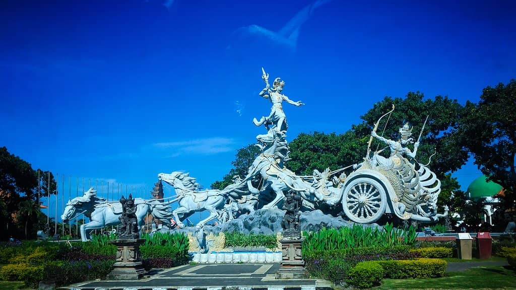 The Majestic Gatotkaca Statue