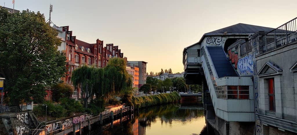 The Canal Adjacent to the Station