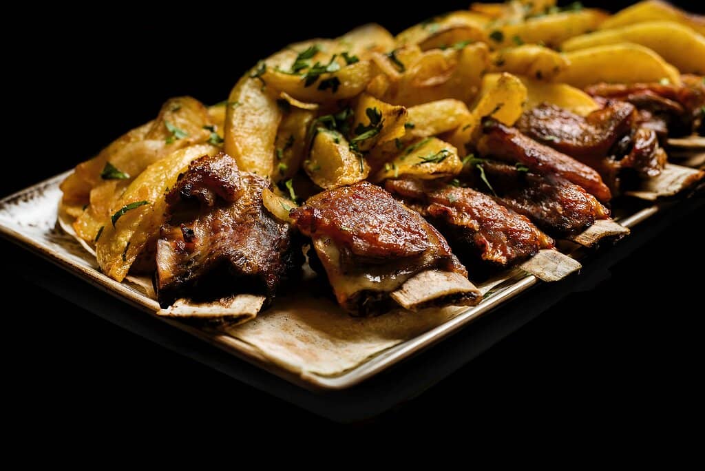 Oven Baked Veal Ribs