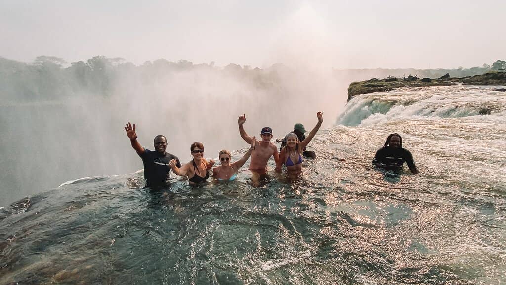 Edge of Victoria Falls View