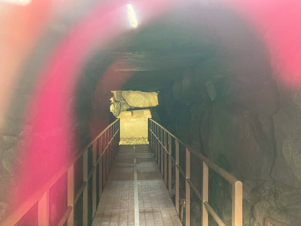 Stone Sarcophagus View