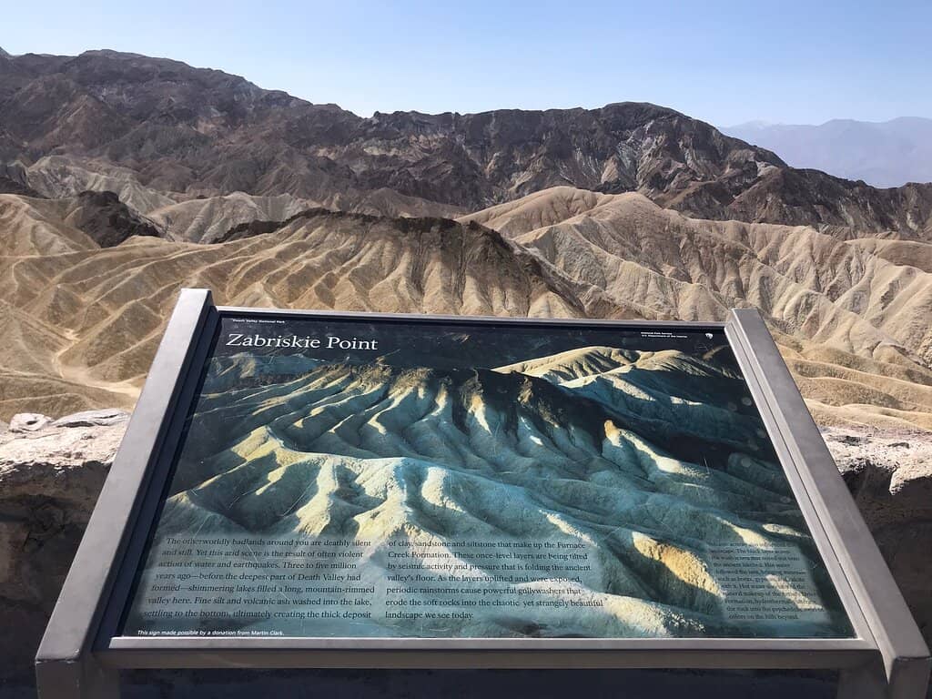 Zabriskie Point Sunset