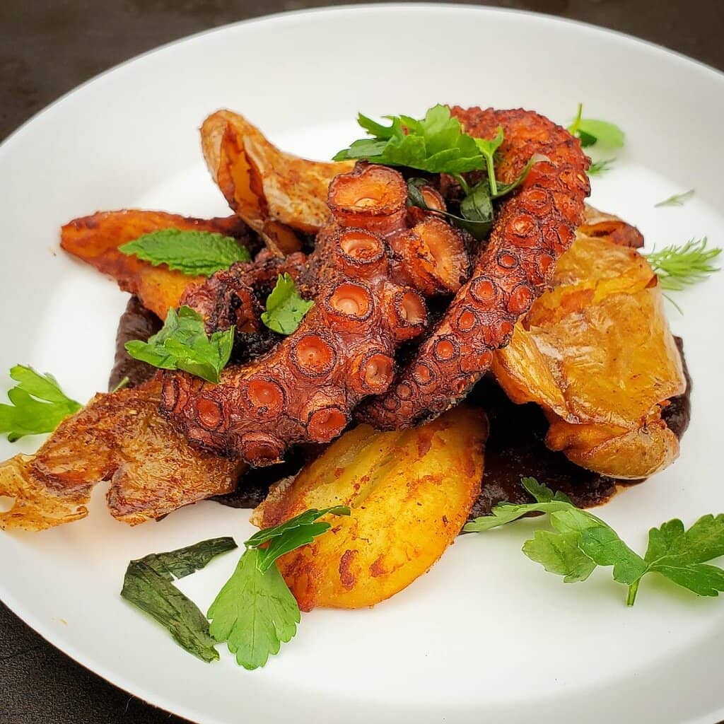 Quesabirria & Blackened Fish Tacos