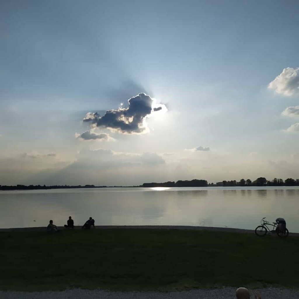 Tranquil Lakeside Stroll