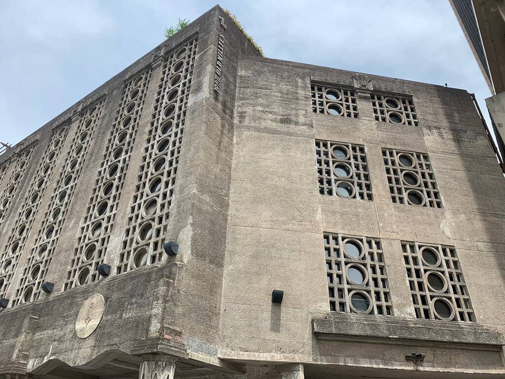 Brutalist & Art Deco Fusion