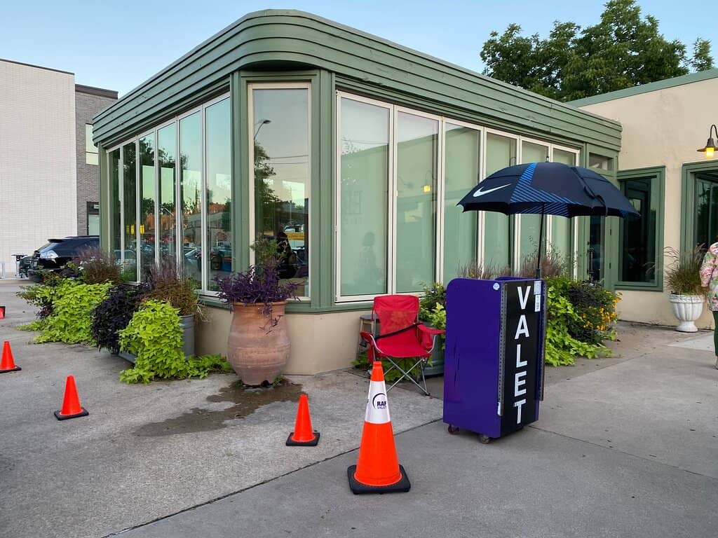 Charming Gas Station Setting