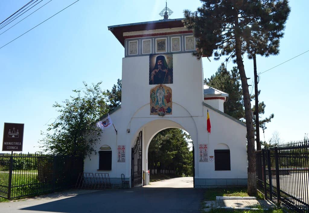 Vibrant Monastery Garden