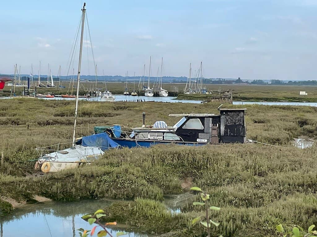 Iconic Red Lighthouse Boat