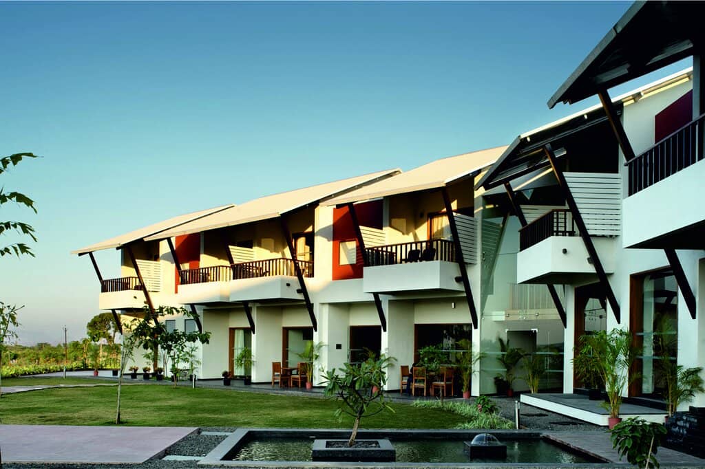Infinity Pool with Vineyard Views