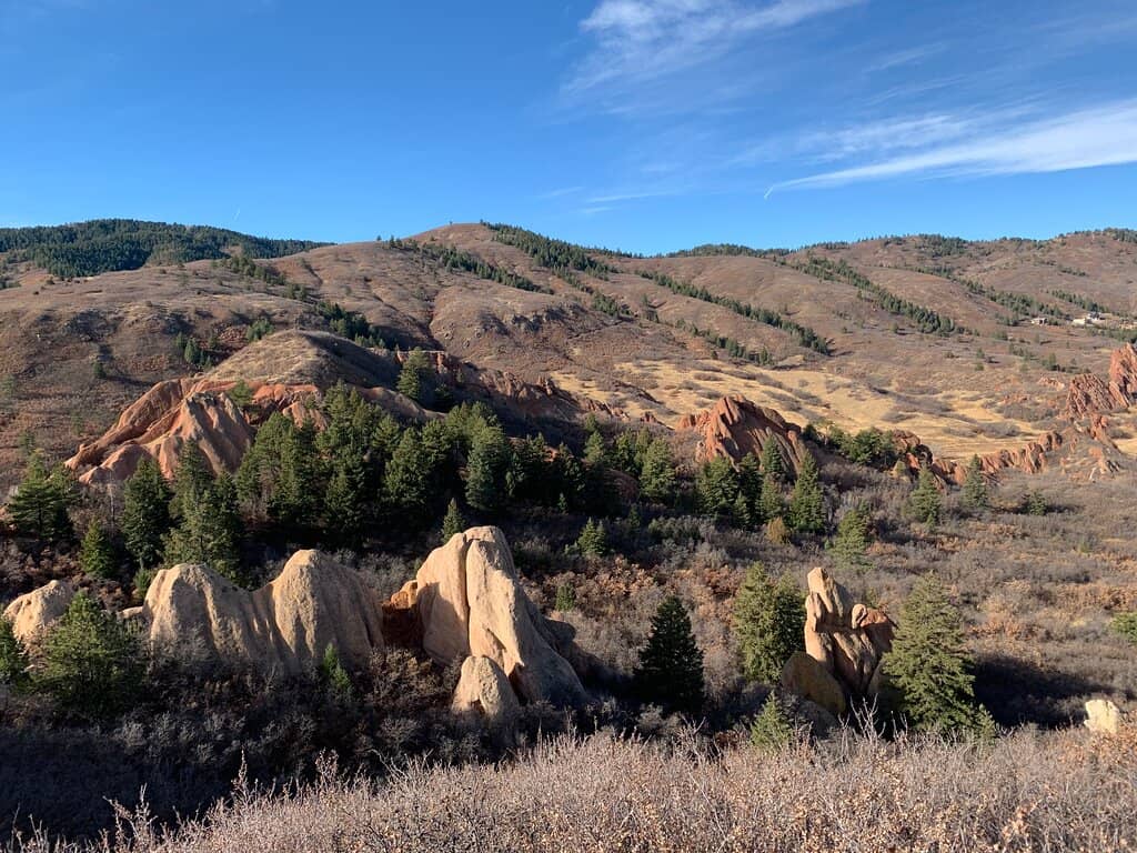 Towering Red Rock Formations