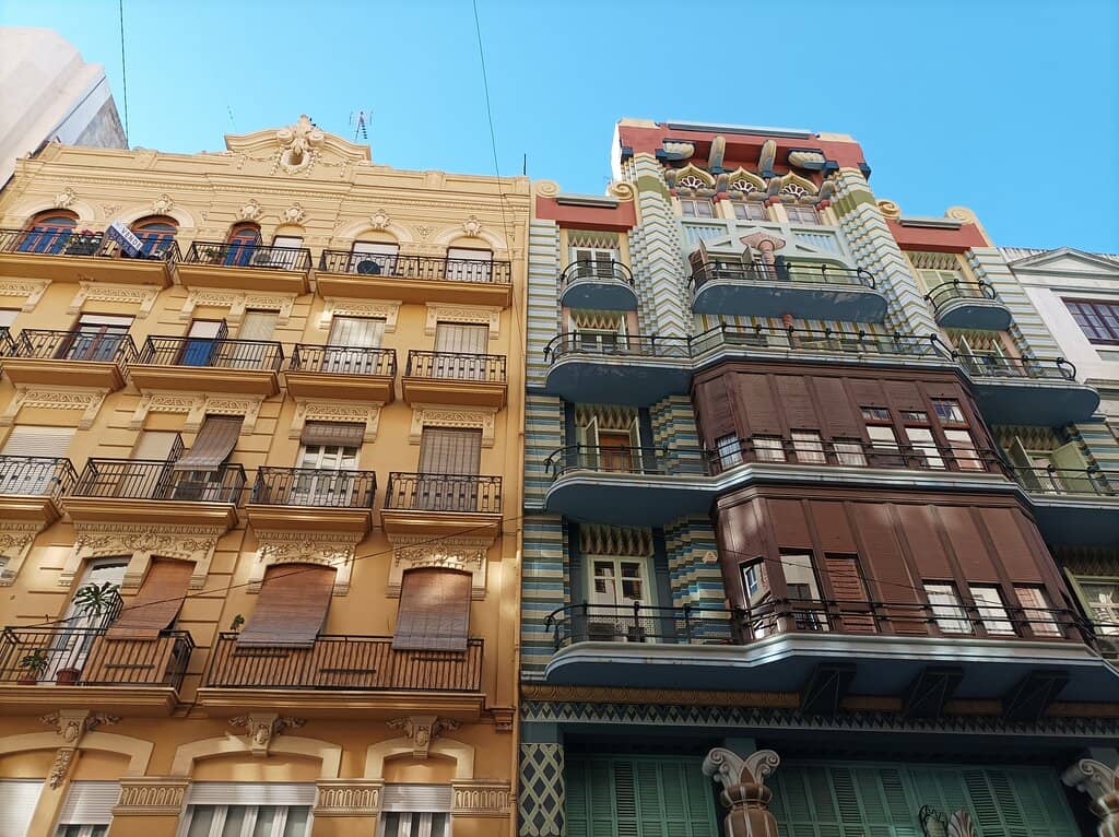 Eclectic Art Deco Facade