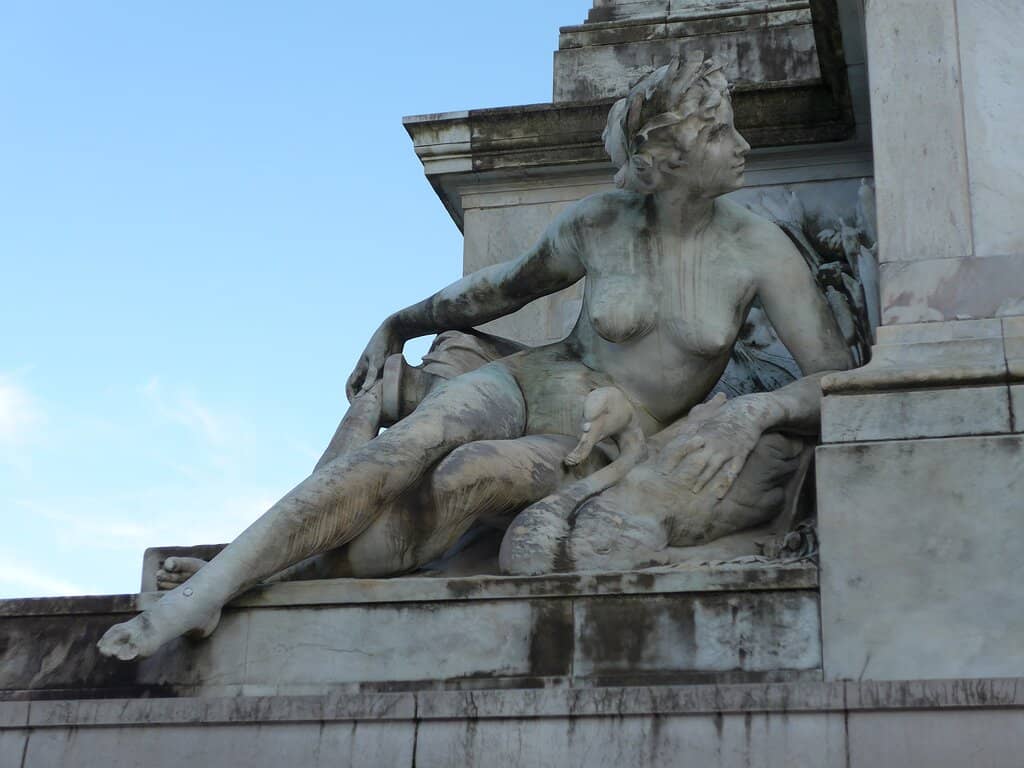 Intricate Bronze Fountain