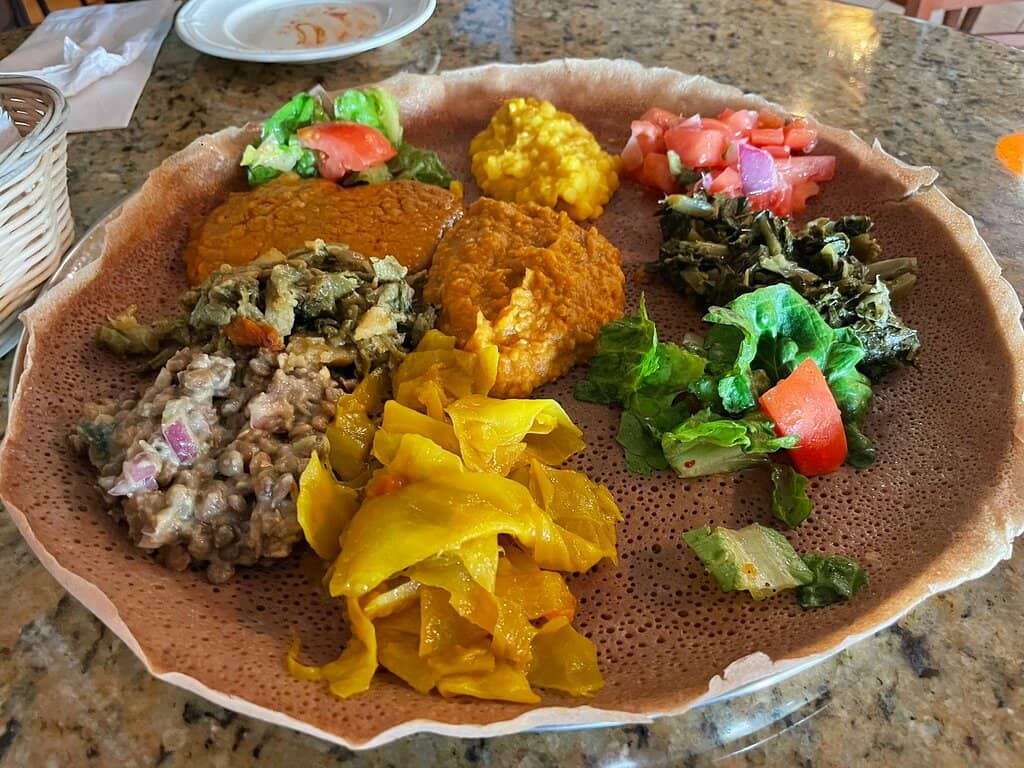 Taste of the Nile Vegetarian Platter