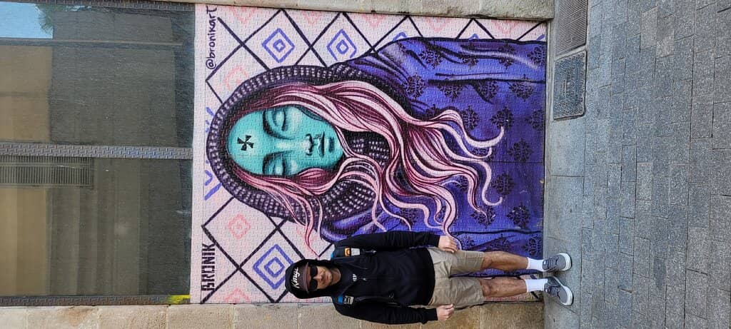 The 'Graffiti Park' at Les Tres Xemeneies