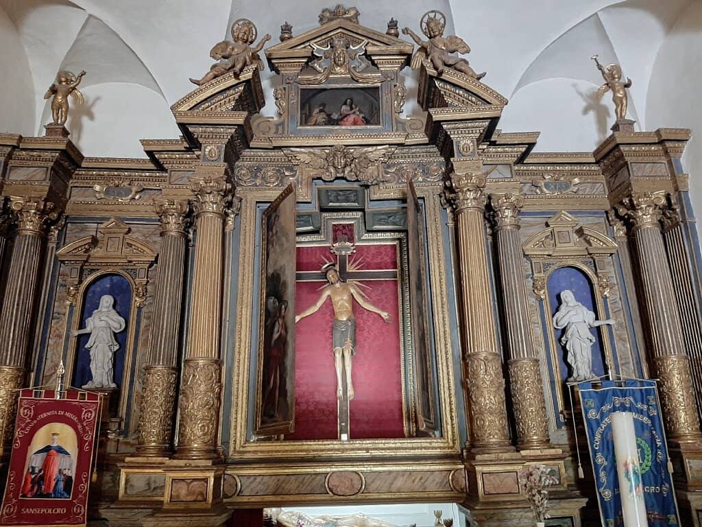 12th-Century Wooden Crucifix