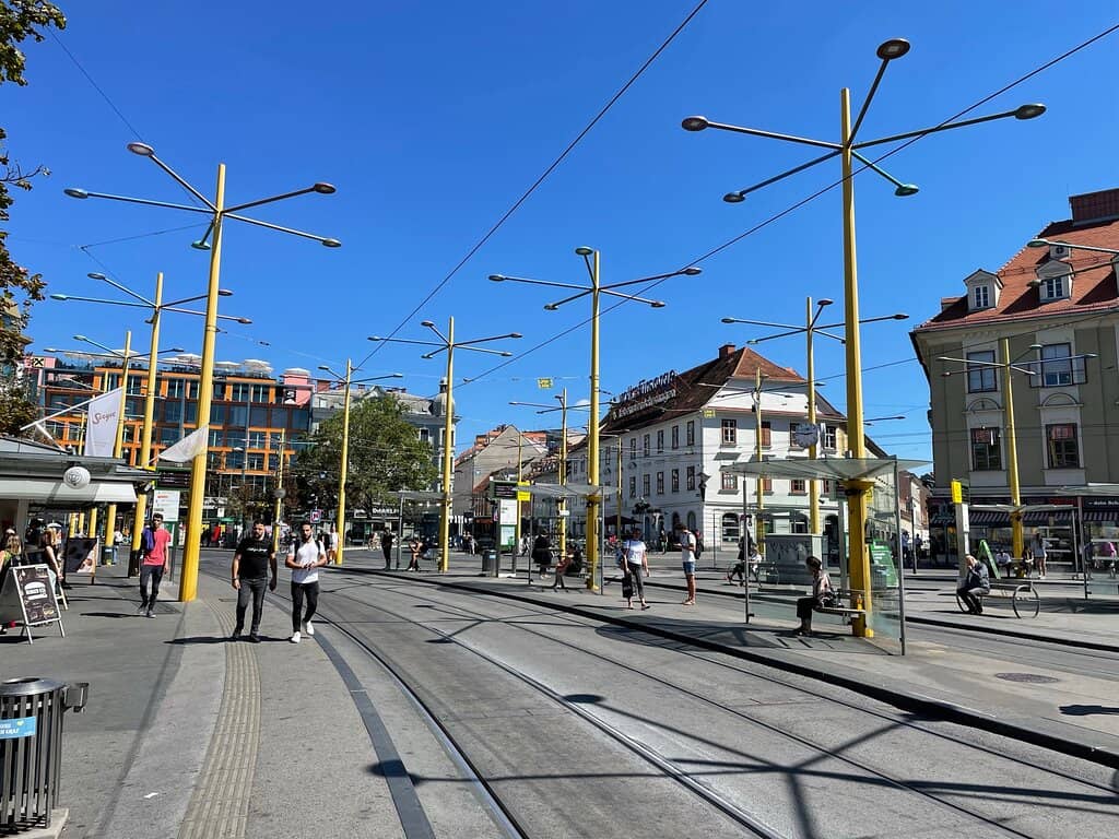 Graz's Central Transit Hub