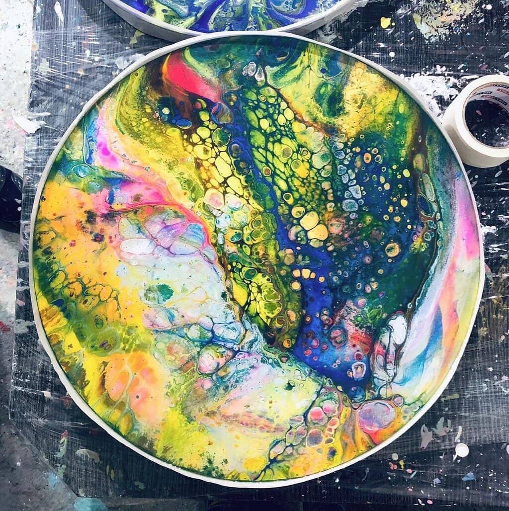Fluid Art Bears