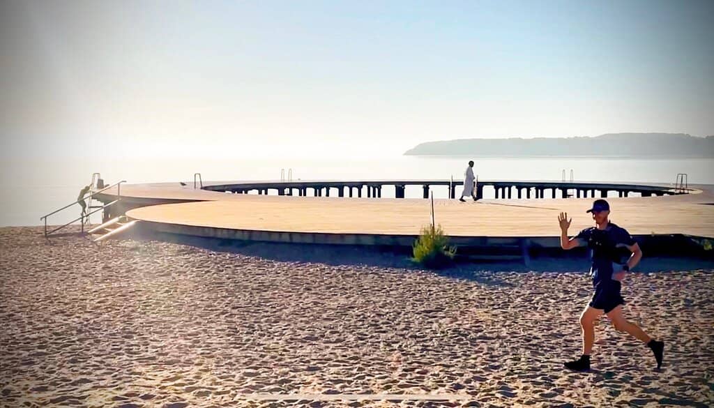 Seaside Boardwalk and Green Areas