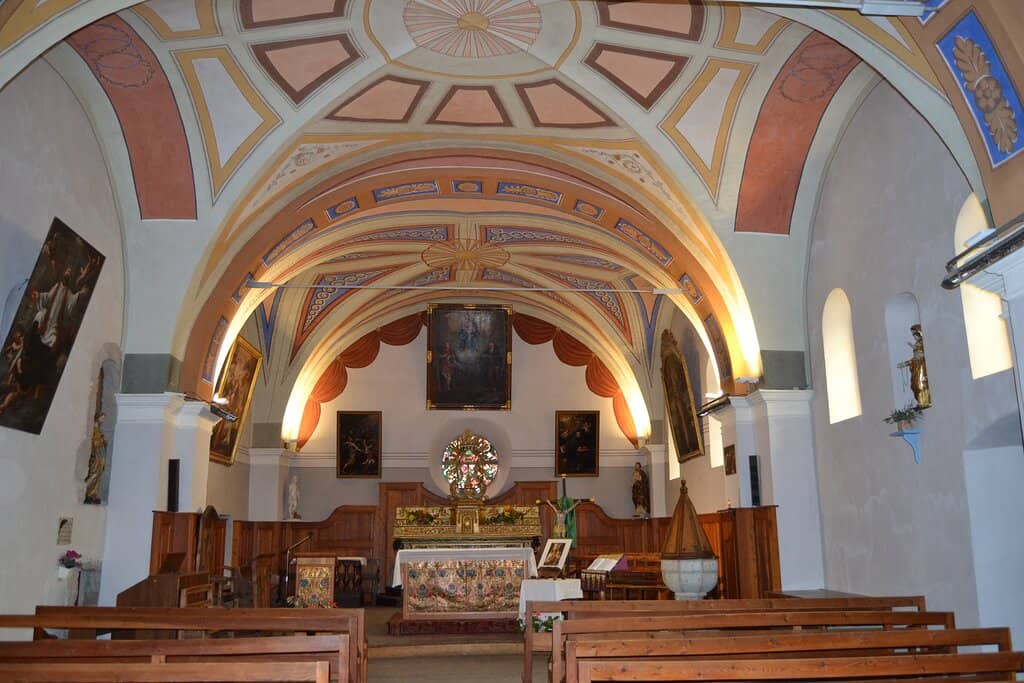 Restored 19th-Century Frescoes