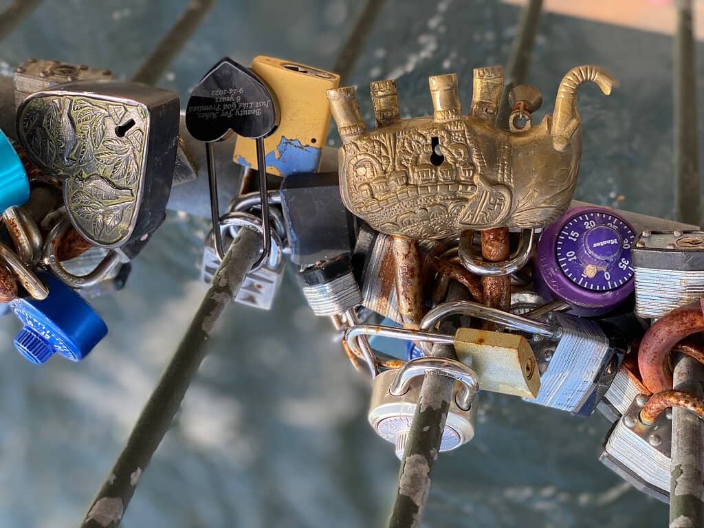 Love Locks Sculpture