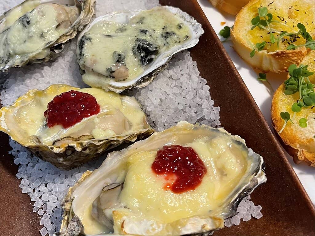 Flaming Strawberry Dessert