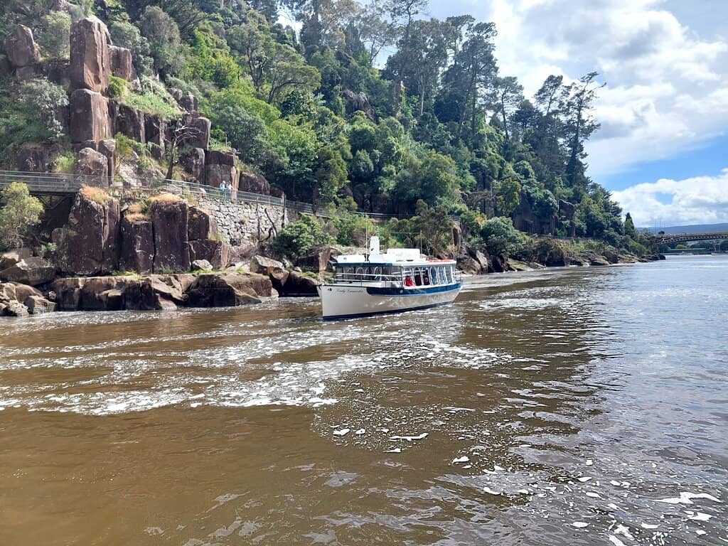 Cataract Gorge from the Water