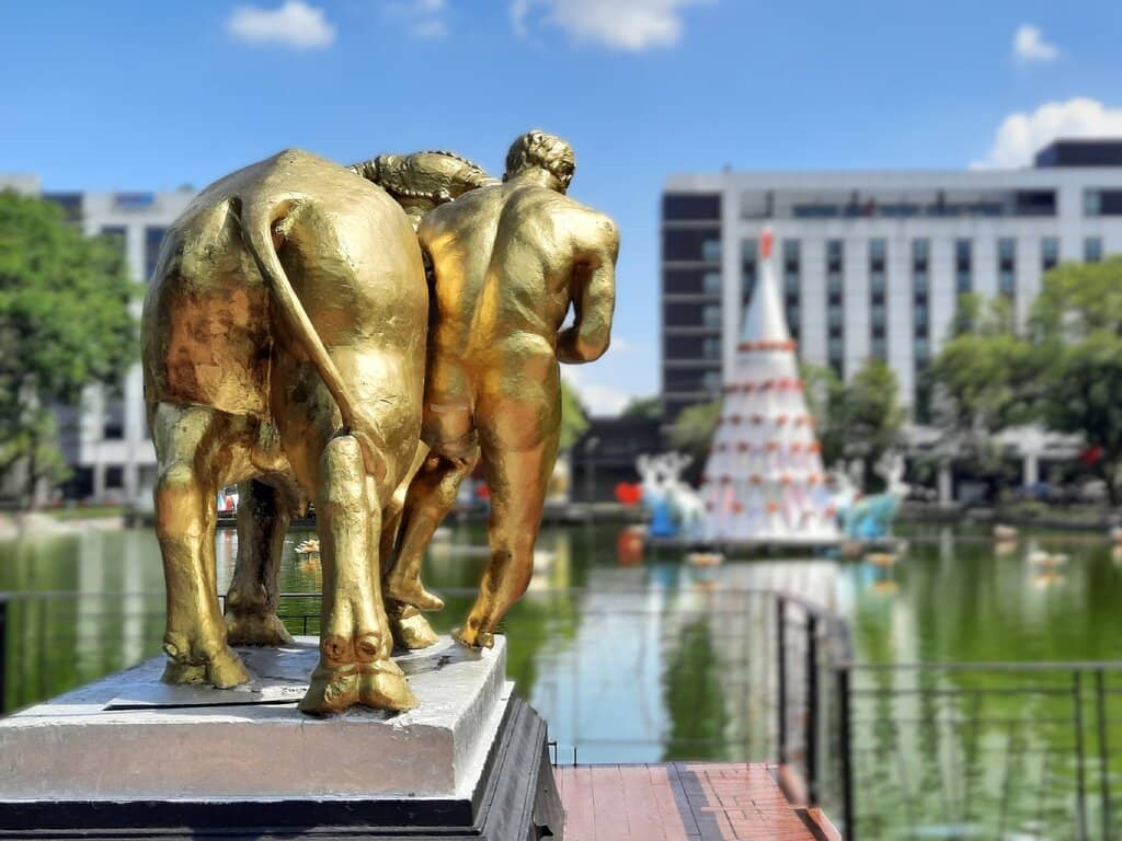 Water Buffalo Sculptures