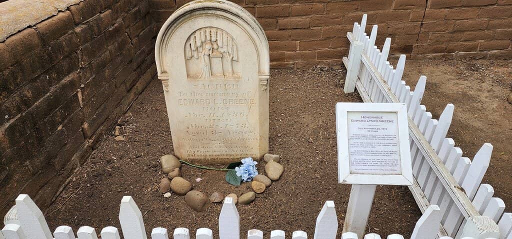 Sidewalk Grave Markers