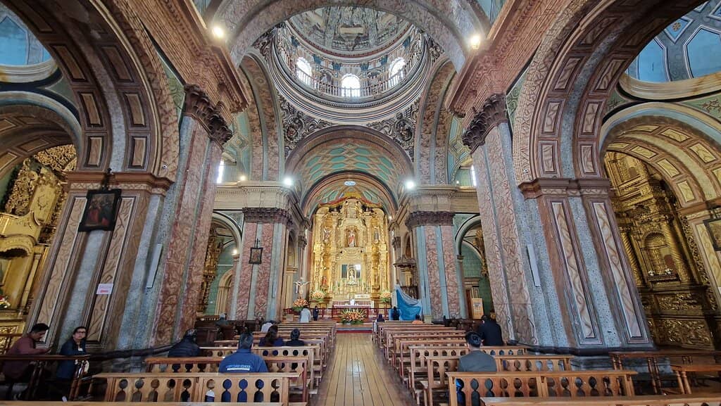 Marble and Gold Columns