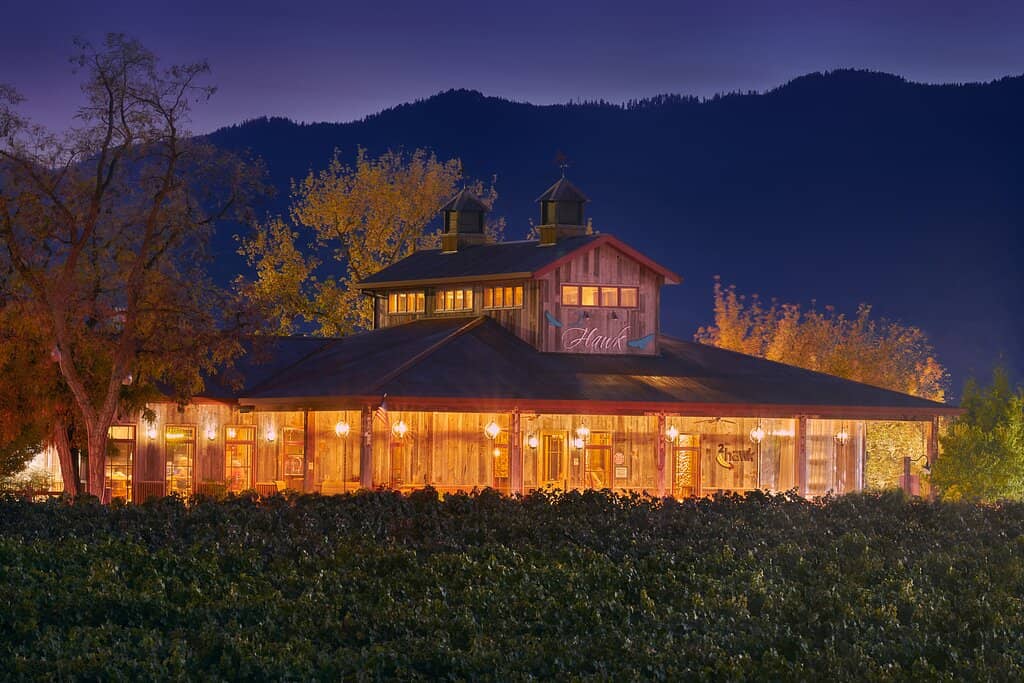 Reclaimed Material Winery Interior