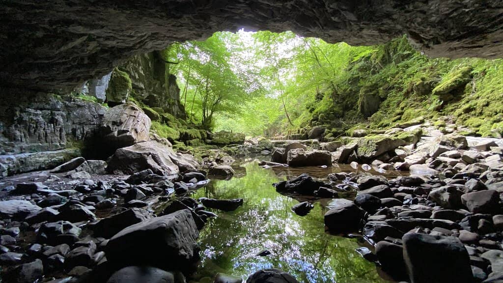 Behind the Waterfall