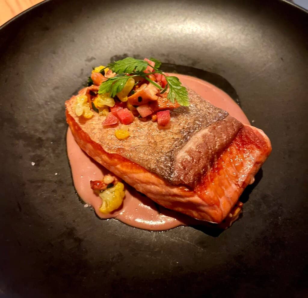 Doppio Agnolotti with Persimmon Sauce