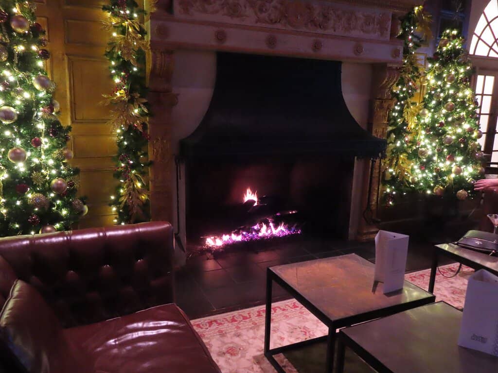 Cozy Ambiance by the Fireplace