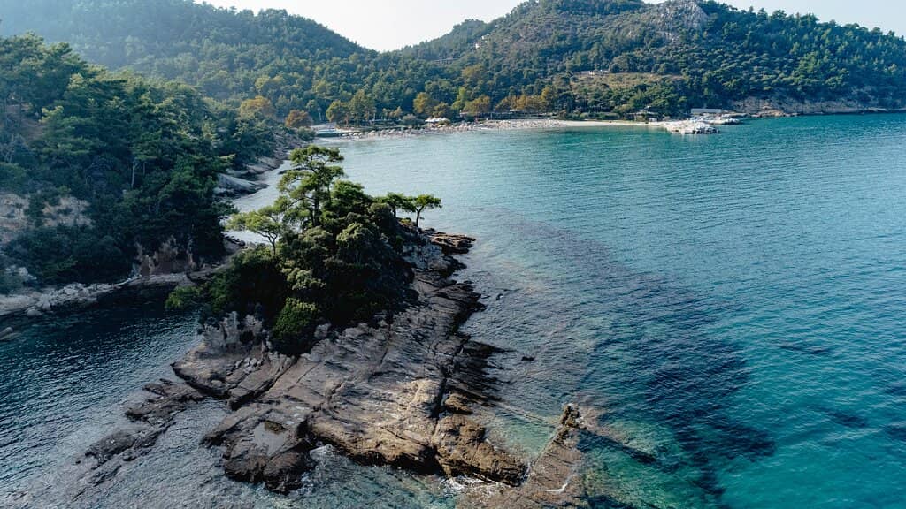 Pristine Sandy Shoreline