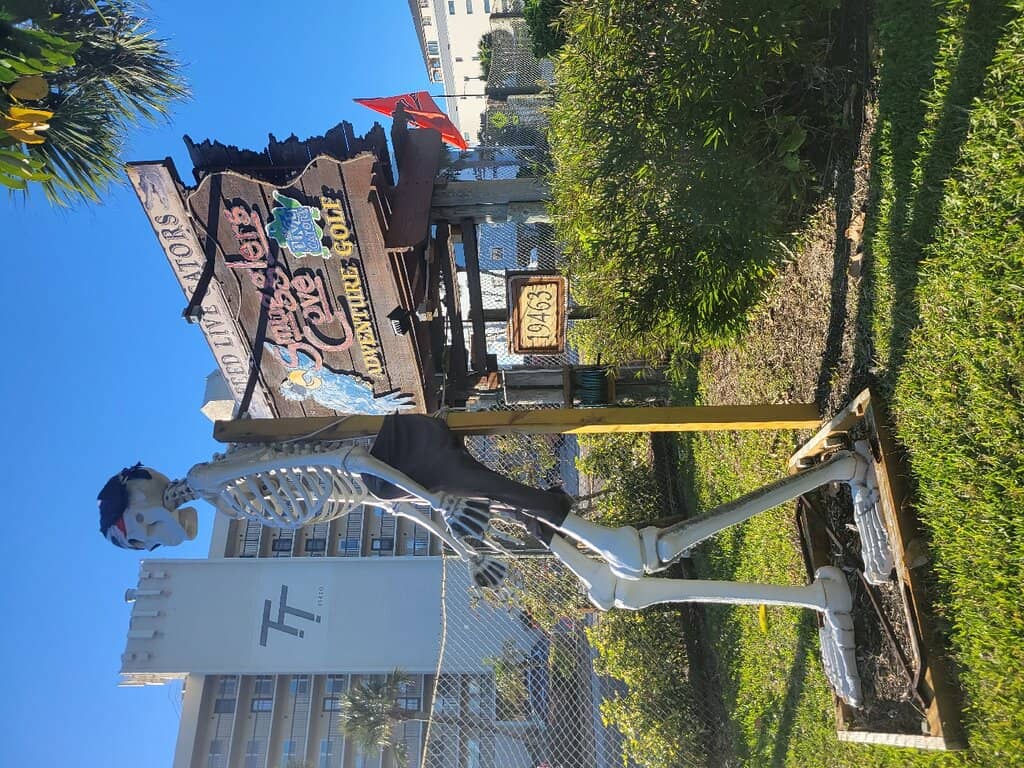 Pirate-Themed Mini Golf Course