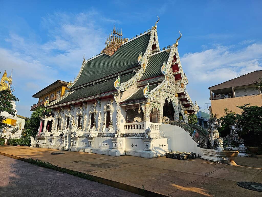 Ornate Wooden Prayer Hall