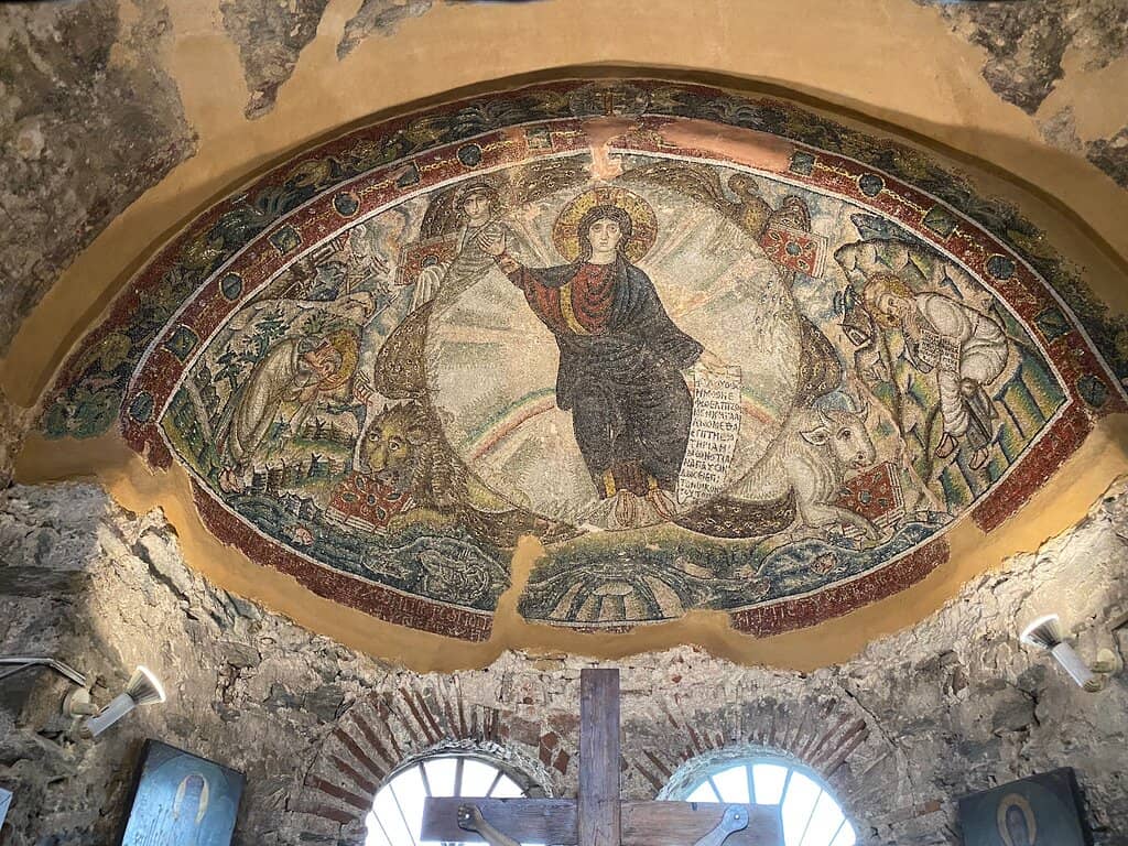 5th Century Mosaic of Christ