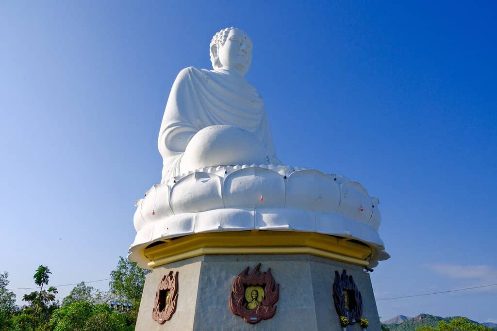 Giant White Buddha