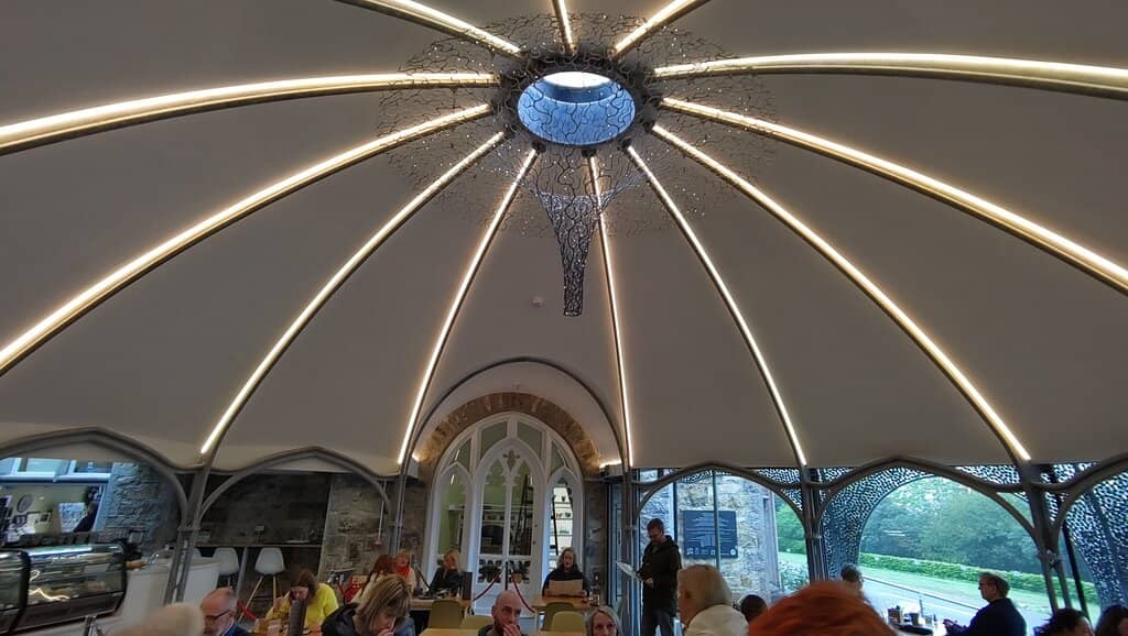 Modern Cafe with a View