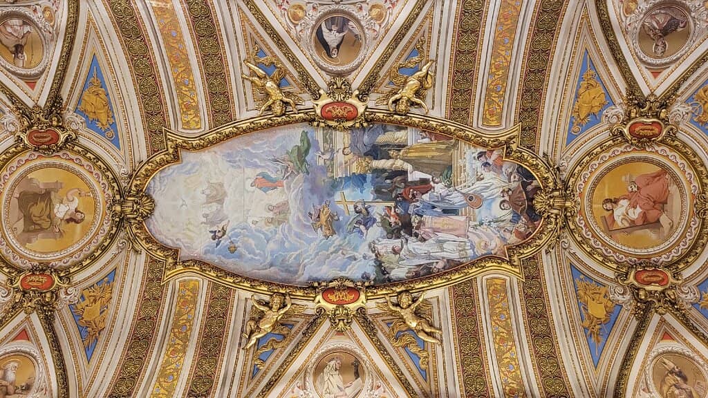 Gilded Altar & Ceiling Frescoes