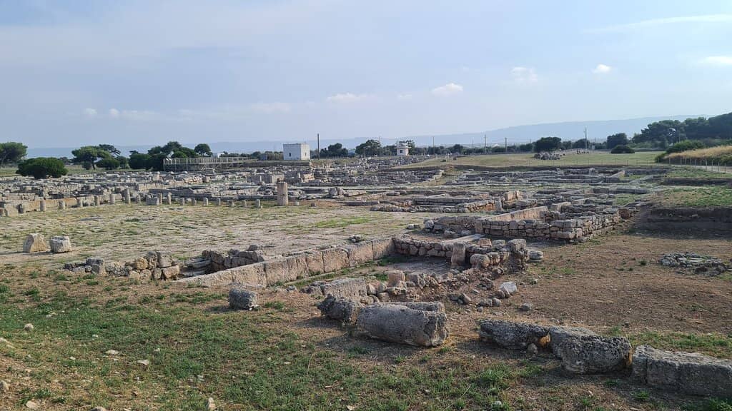 Ancient Roman City Ruins