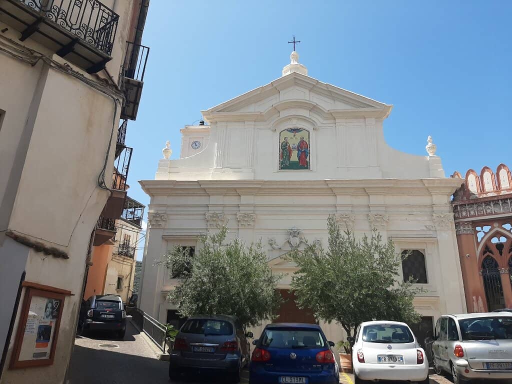 Crucifix and St. Mark Painting